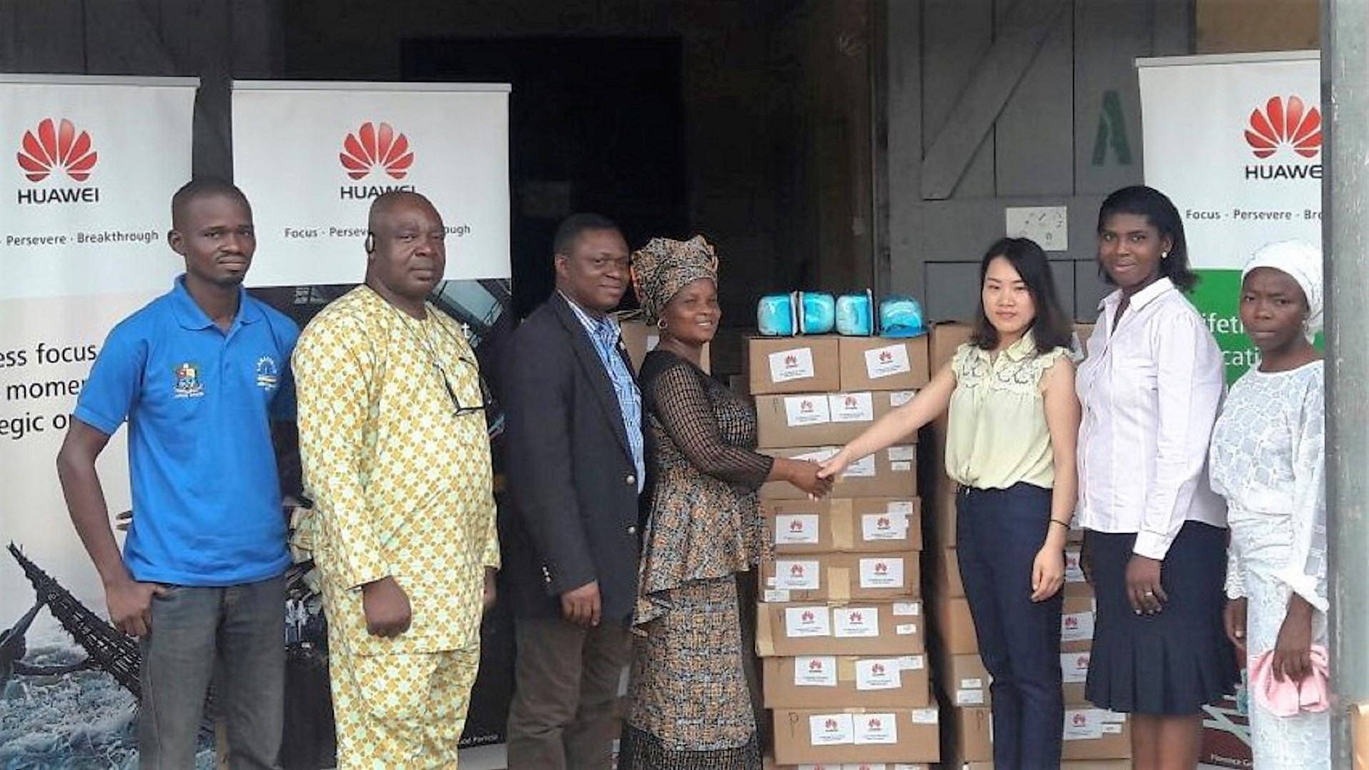 Huawei donates umbi cut kits and first aid kits to LASG Ministry of Health