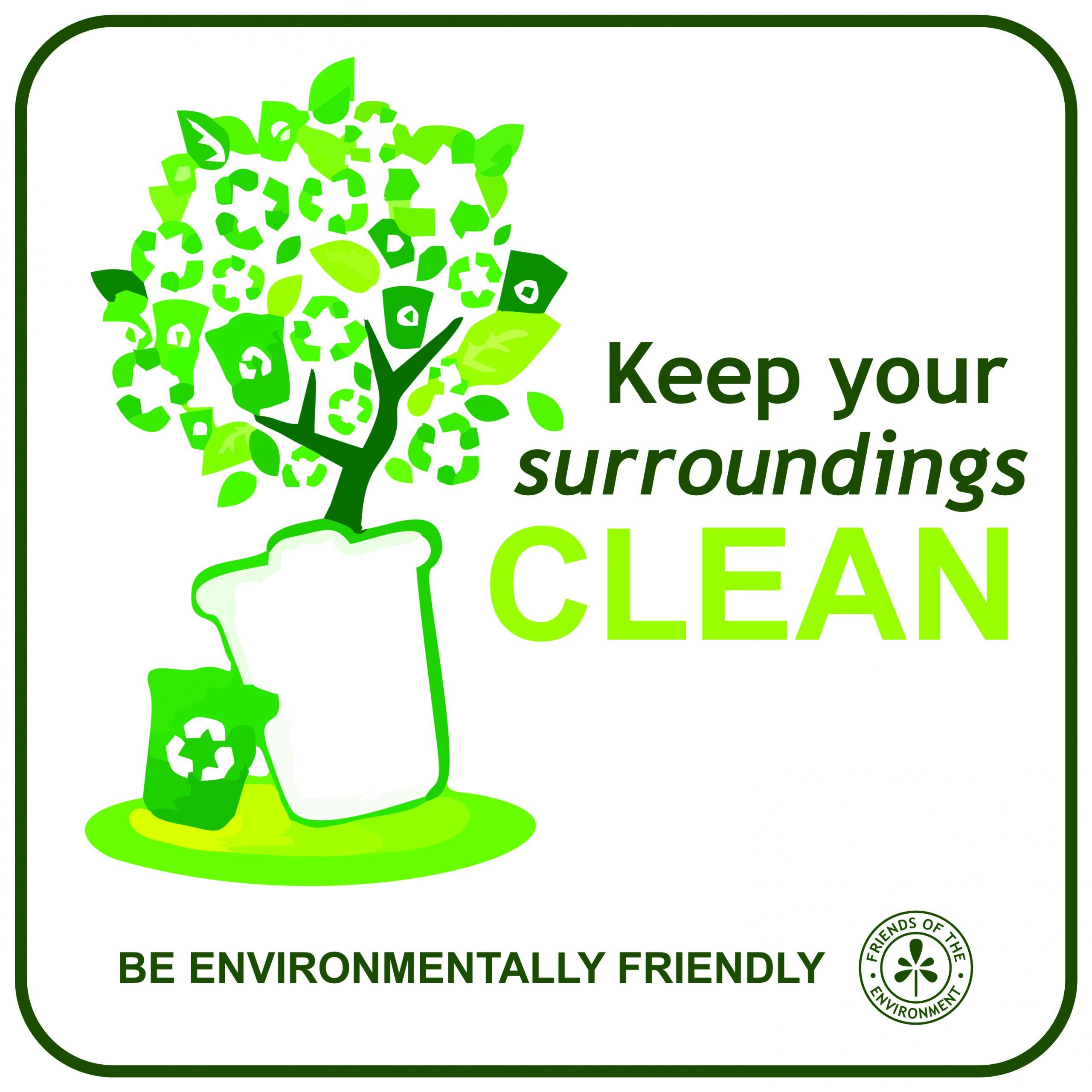 ways to maintain cleanliness in our surroundings