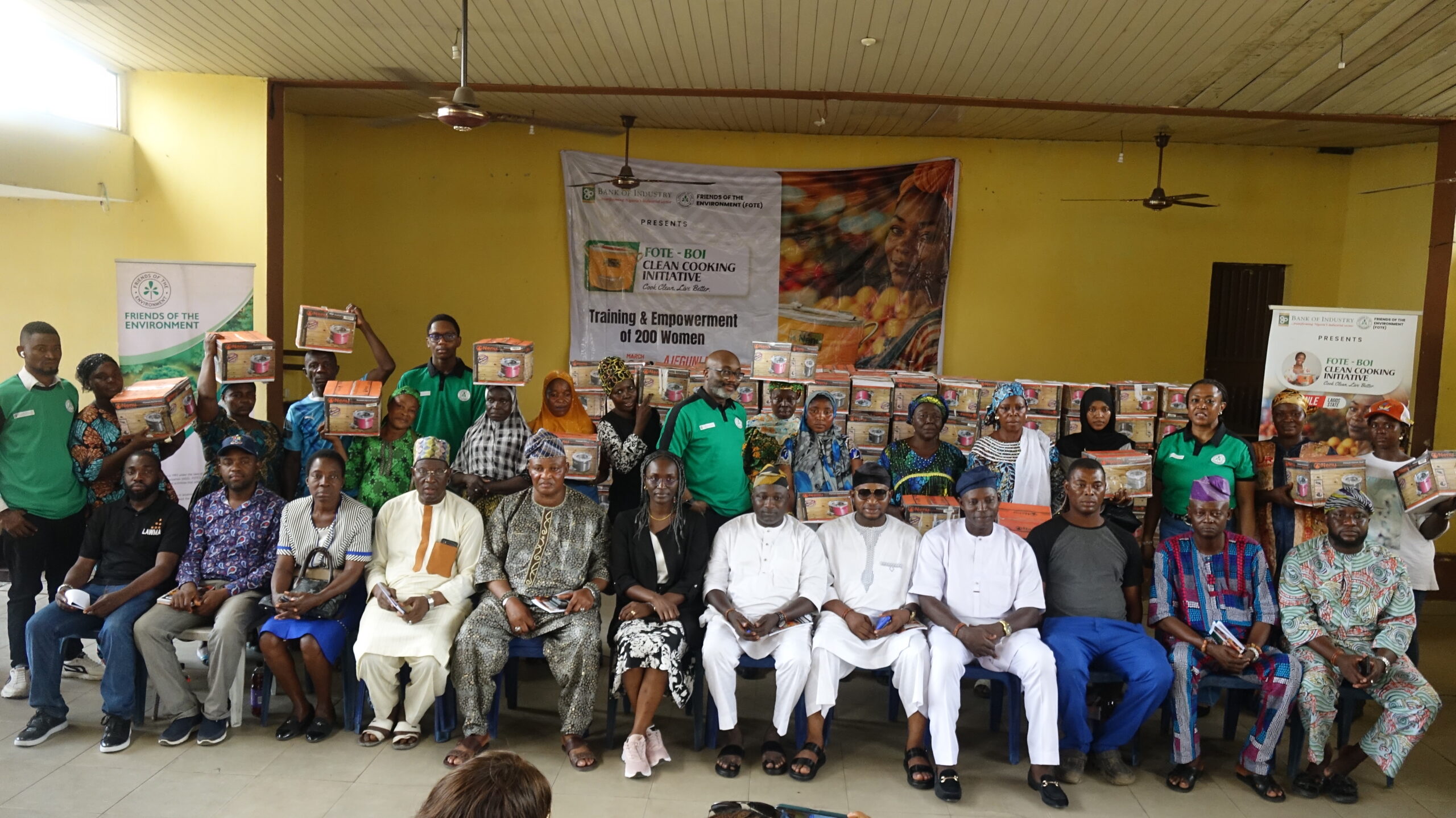 FOTE and Bank of Industry Empower 200 Women with Clean Cooking Solutions in Ajegunle
